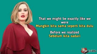 When We Were Young - Adele (Lyrics video dan terjemahan)