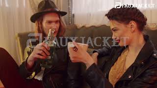 Interracial Couple in Leather Jackets Enjoy Party A Hot and Wild Day | By Faux Jacket