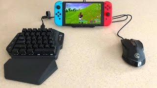 MOUSE and KEYBOARD on Fortnite Nintendo Switch... (GameSir VX Aimswitch)