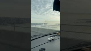 Beautiful cruise ship clouds over Portland, Maine #cruise #pollution #exhaust