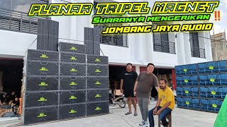 CEK SOUND PAKET BRUTAL‼️ Jombang jaya audio planar tripel magnet doubel LANGSUNG dipantau bos betavo