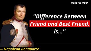 Napoleon Bonaparte quotes which are better known in youth to not to regret in old age! #quotes