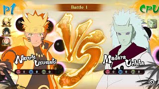 Team 7 Naruto vs Madara & Obito | Naruto X Boruto Ultimate Ninja Storm Connections