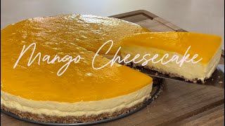 How To Make Mango Cheesecake (Bánh Phô Mai Xoài)