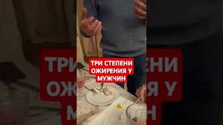 Три степени ожирения у мужчин