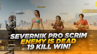 ENEMY IS DEAD SEVERNIK SCRIM +19 KILL TEAMSPEAK (PUBG MOBILE)