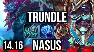 TRUNDLE vs NASUS (TOP) | 10/1/3, Legendary | EUW Diamond | 14.16