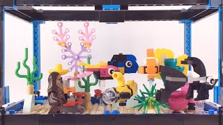 Lego Fish Tank with Water Sound to build lego | Study, Sleep, Rest, Relaxation