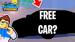 A New FREE CAR Is Coming To Roblox Hyperlux Tycoon!