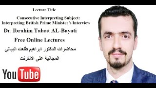 Consecutive Interpreting: Interpreting into Arabic