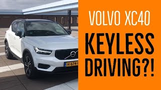 Volvo XC40 - Driving WITHOUT car key 😮