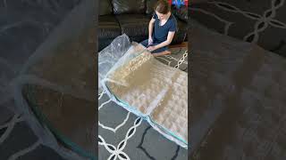 UNBOXING of rolled up 6" MATTRESS!