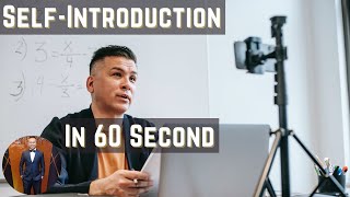 How to Give a 60 Second Self-Introduction Presentation ​(2021) | Henrrey Pang