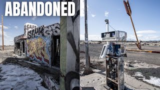 Route 66 Abandoned in Arizona -Twin Arrows Trading Post Ruins