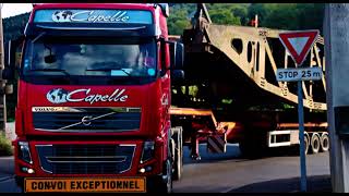 Démantèlement du pont St Nicolas et son transport via Arromanches-les-Bains