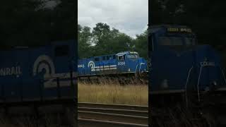 NS 27P with 8098 Conrail Heritage Unit and with 1074 Lackawanna