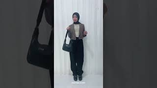 🖤 #ootdayumugiarmista #ootdhijabindonesia #ootdhijabstyle #racunshopee #outfitinspiration