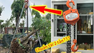 Palang kéo tay 2 tấn 3-5 mét Kawasaki hàng New mới nhập kho kéo chuẩn tải 100%