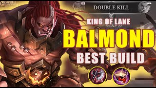 BALMOND KING OFFLANE !! Balmond best build 2022 - balmond mobile legends balmond top global build