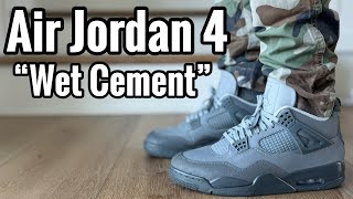 Air Jordan 4 “Wet Cement” Review & On Feet