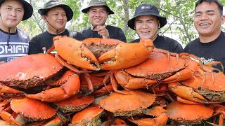 CATCH AND COOK MUD CRAB | MUD CRAB MUKBANG (HD)