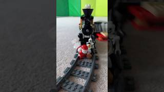 Christmas Guys vs Winter Holiday Lego Train