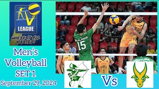 DLSU GREEN ARCHERS VS FEU TAMARAWS SET 1 MEN’S VOLLEYBALL V LEAGUE WHERE IT ALL STARTED Sep. 29, 24