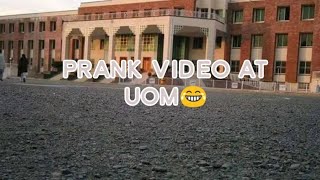 Prank video at University of malakand 😂fooling days