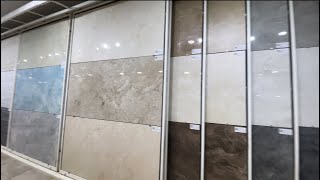 Different types of Tiles Design Display l Vitrified Tiles design in showroom ವಿಟ್ರಿಫೈಡ್ ಟೈಲ್ಸ್