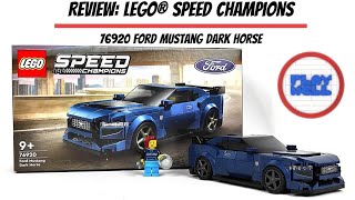 Review (in English): LEGO® Speed Champions 76920 Ford Mustang Dark Horse