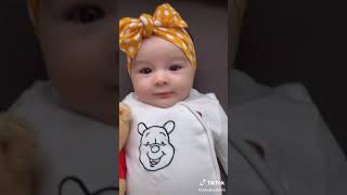 mini the pooh 😂🤣 #babycute