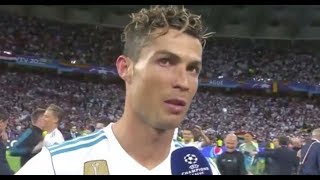 Ronaldo's massage to messi after winning the champions trophy