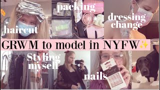 GRWM to model in NYFW w chronic illness for Lady Fines adaptive fashion!