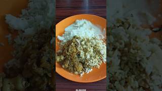 #shorts #asmr Rice with chicken curry and salad eating asmr | Chicken eating sounds