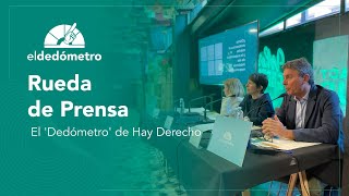 Rueda de prensa | Dedómetro 2024: aumento de la politización de altos cargos en entidades públicas.