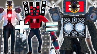 MERGING NEW MECHA TV, TITAN LASERMAN, SPEAKERMAN BOSS & SKIBIDI TOILET BOSSES (Garry's Mod)