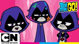 Top 10 zabawnych momentów RAVEN | Młodzi Tytani: Akcja! | Cartoon Network