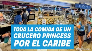 TODA LA COMIDA DEL CRUCERO POR EL CARIBE