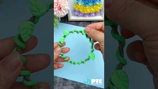 DIY Beautiful HANGING With Clay || Easy Clay DIY ⭕🌺 #trending #viral #shorts #ytshorts