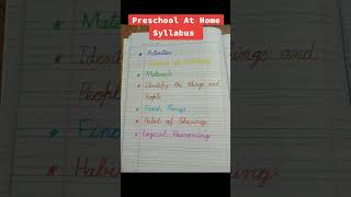 #syllabus#preschool#home#english#yt #yt_shorts #youtube #ytshorts #trending#mentoringthefuture