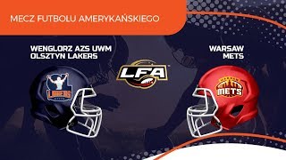 WENGLORZ AZS UWM Olsztyn Lakers vs Warsaw Mets | Transmisja na żywo