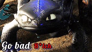 Edit toothless 🐉🖤||Go bad B*tch||CapCut #toothless