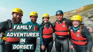 Family Adventures in Dorset | Land & Wave | Coasteering Paddle Boarding Kayaking