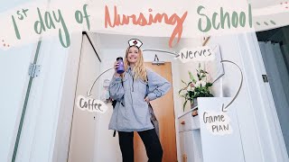 Come along with my on my first day of nursing school | Kiara Madisen