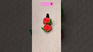 Diy/ক্লে দিয়ে এত সুন্দর hairclip বানিয়ে ফেললাম#ytshorts #artandcraft #diy #shortsfeed #craft