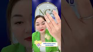 Nhẫn nữ kim cương nổi bật thanh thoát rạng ngời - Ngọc Châu Âu