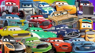 Looking For Disney Cars 3 Lightning Mcqueen, Doc Hudson, Luigi, Bobby Swift, Jackson Storm, Meter.