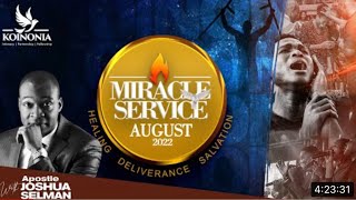 AUGUST MIRACLE SERVICE