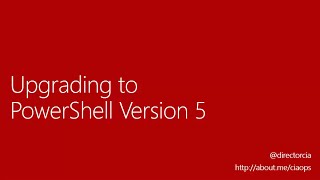 How to upgrade a Windows Server 2012 R2 to PowerShell 5