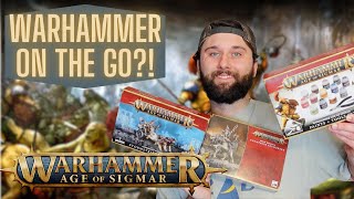 Painting Warhammer Models While Traveling | Age of Sigmar Painting Vlog